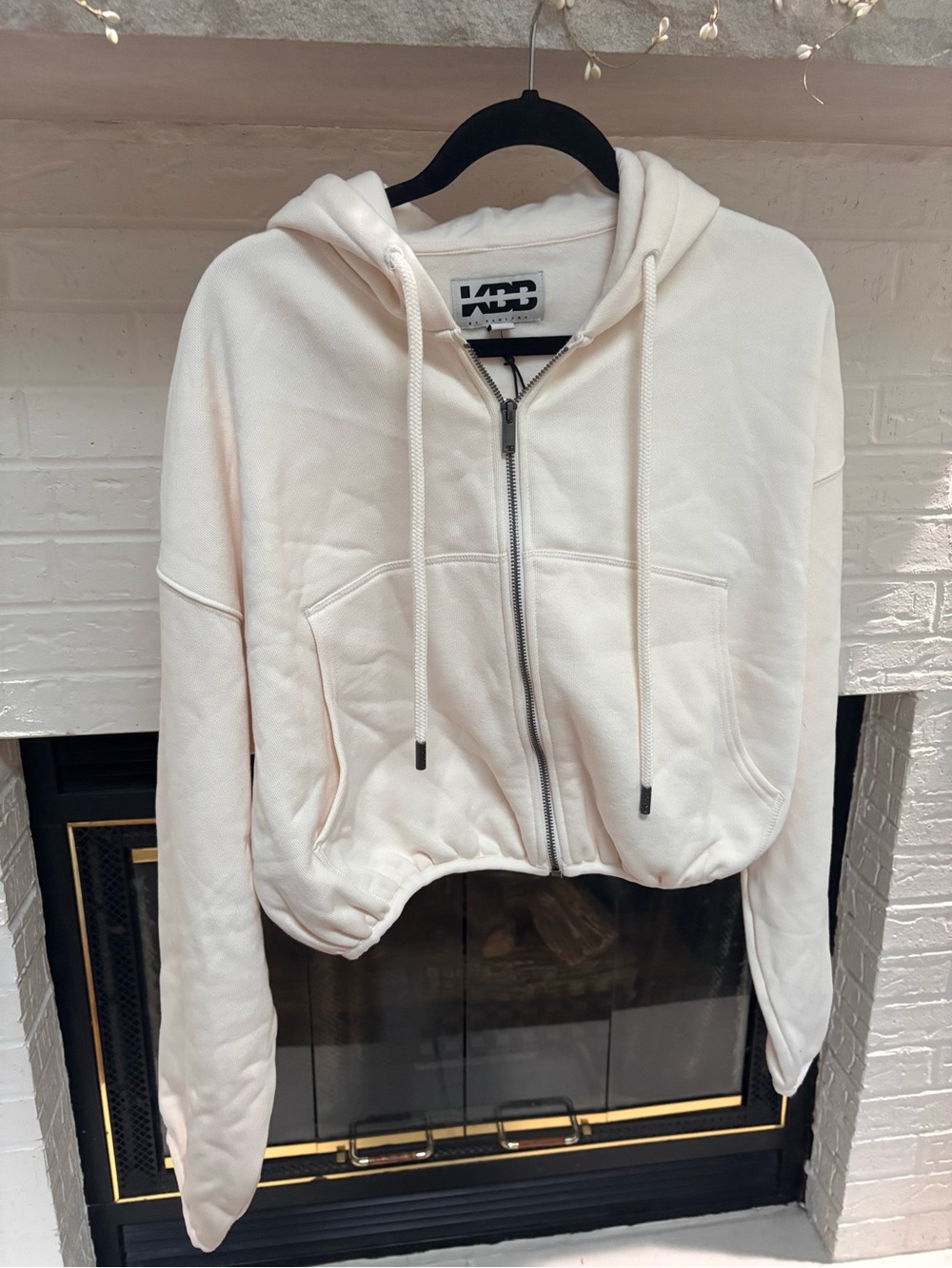 Koral Blush Zip-Front Hooded Bomber Jacket